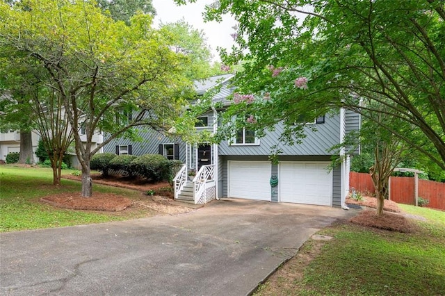 1140 Reading Dr NW, Acworth, GA 30102 - view of front facade with an attached garage and driveway