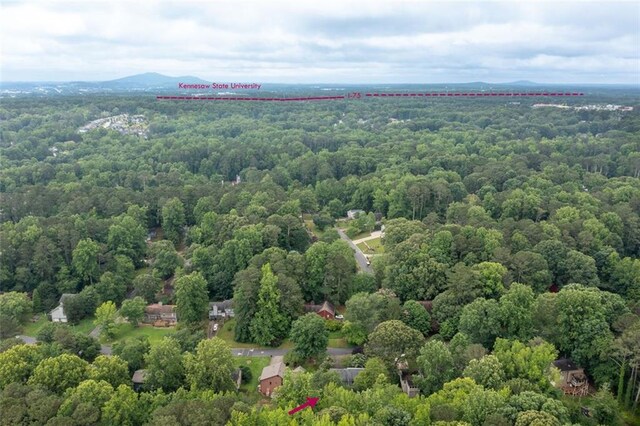 1140 Reading Dr NW, Acworth, GA 30102 - bird's eye view of a heavily wooded area
