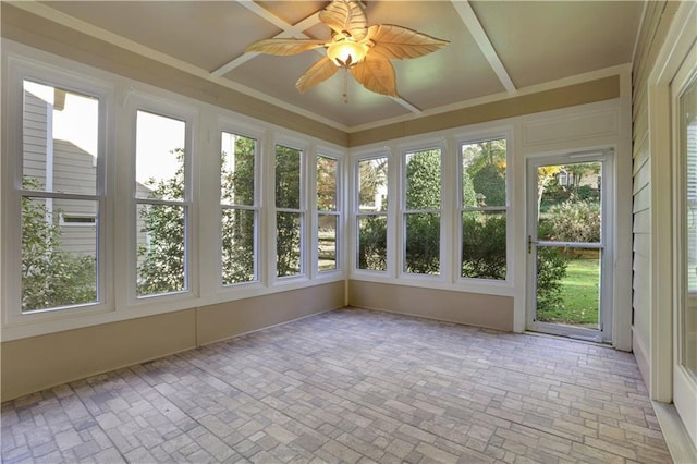 1215 Wynridge Xing, Alpharetta, GA 30005 - unfurnished sunroom featuring brick patterned flooring and plenty of natural light