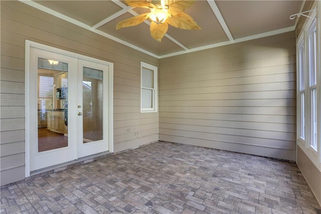1215 Wynridge Xing, Alpharetta, GA 30005 - unfurnished sunroom featuring french doors