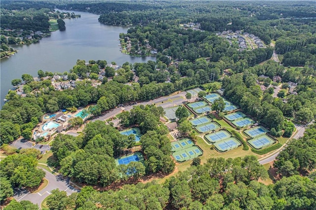 1215 Wynridge Xing, Alpharetta, GA 30005 - view of property location featuring a nearby body of water and a forest