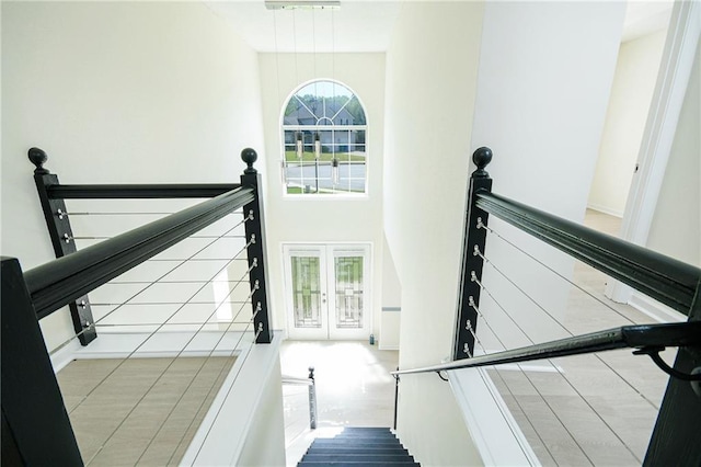 view of stairs