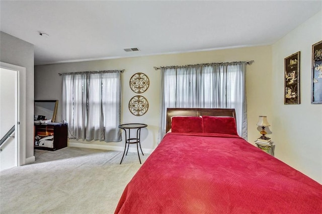 bedroom featuring carpet floors