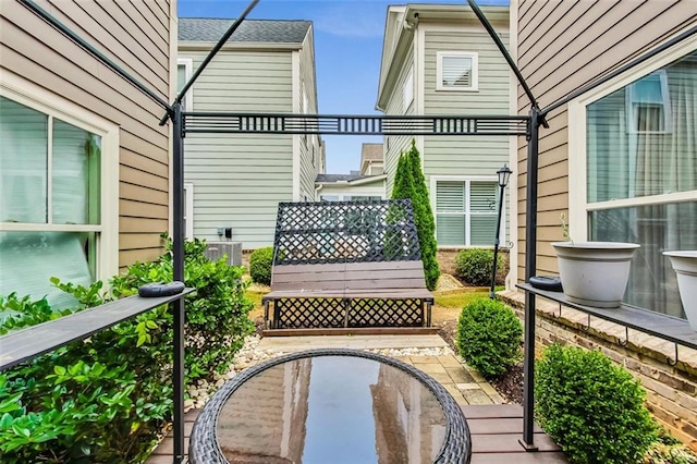 balcony featuring a patio