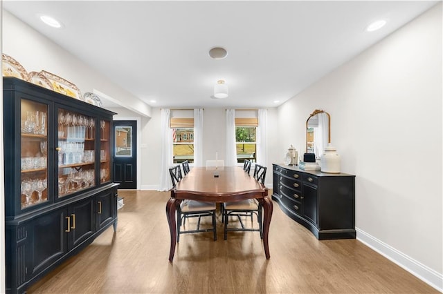 dining room featuring hardwood / wood-style floors