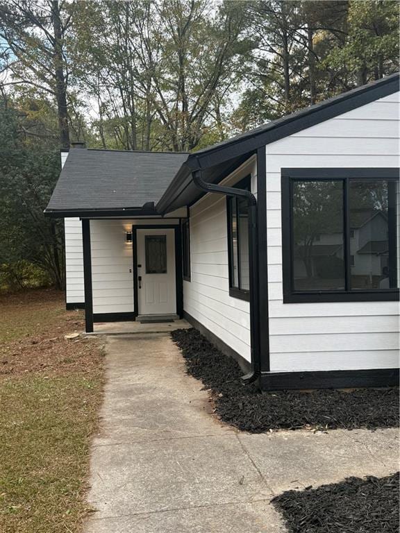 exterior space with covered porch