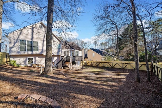 view of rear view of house