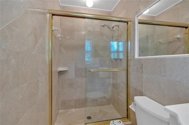 1618 Mason Mill Rd NE, Atlanta, GA 30329 - full bath featuring a stall shower and tile walls