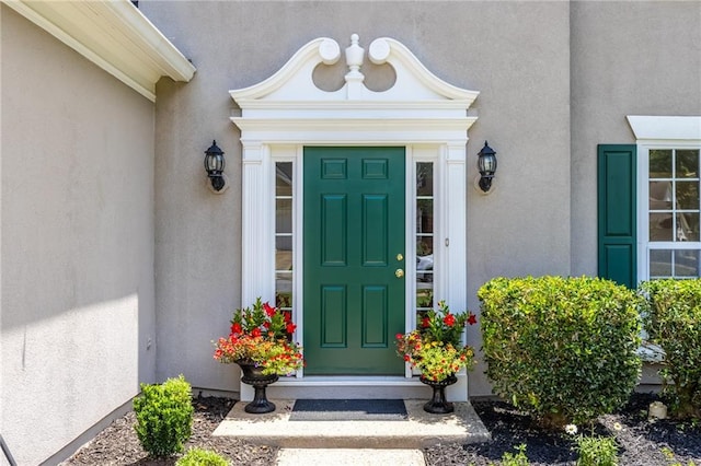 7000 Foxberry Ln, Roswell, GA 30075 - entrance to property featuring stucco siding