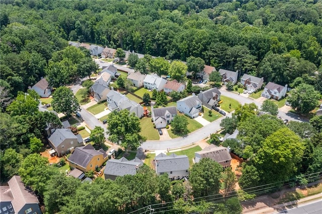7000 Foxberry Ln, Roswell, GA 30075 - aerial view of residential area featuring a forest