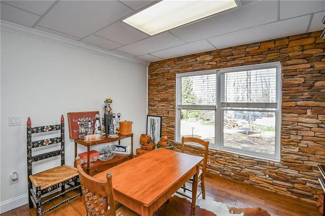 view of dining room