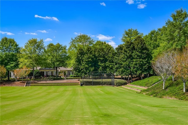 view of home's community featuring a yard