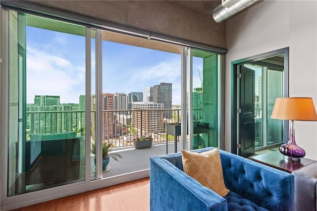 943 Peachtree St NE Unit 1910, Atlanta, GA 30309 - balcony with a city view