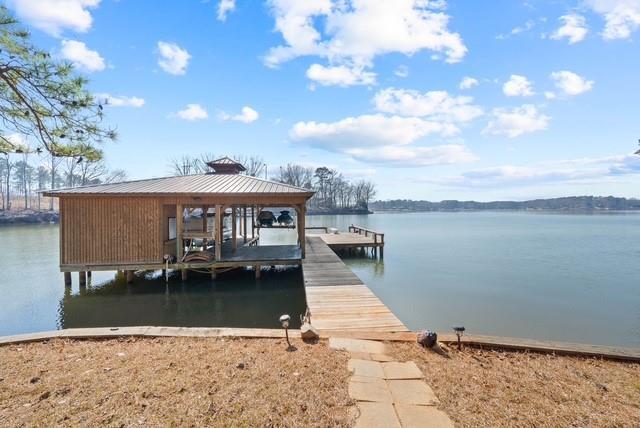 433 Dwain Ball Rd, Sparta, GA 31087 - view of dock with a water view