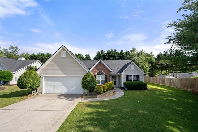 3313 Harmon Ridge Ct, Buford, GA 30519 - ranch-style home featuring an attached garage and concrete driveway
