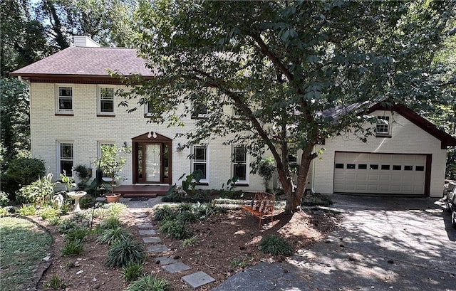 view of colonial inspired home