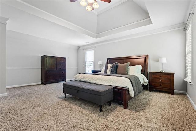 3174 Vickery Dr NE, Marietta, GA 30066 - bedroom featuring carpet floors, baseboards, crown molding, and ceiling fan