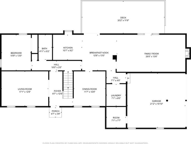 6960 Hunters Branch Dr, Atlanta, GA 30328 - view of property floor plan
