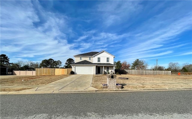 view of front of property