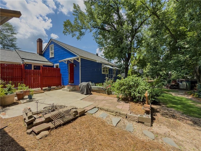 5130 Dearing St, Covington, GA 30014 - rear view of property with a patio and an outdoor structure