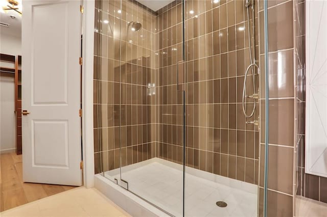 2233 Peachtree Rd NE Unit 1207, Atlanta, GA 30309 - bathroom with a shower stall