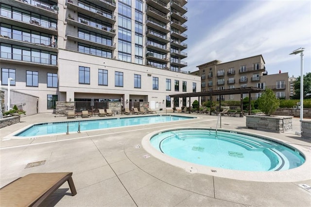 2233 Peachtree Rd NE Unit 1207, Atlanta, GA 30309 - community pool with a patio