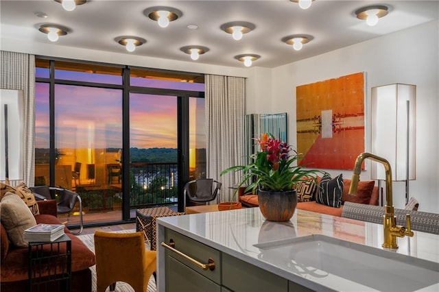 2233 Peachtree Rd NE Unit 1207, Atlanta, GA 30309 - kitchen with a sink