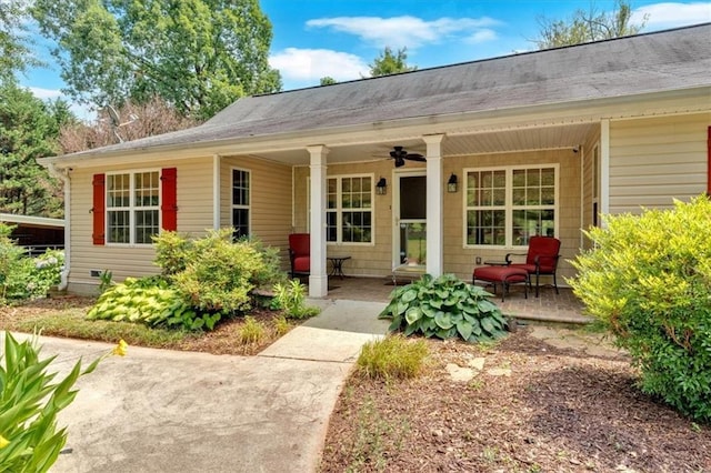 3122 Harmony Rd, Temple, GA 30179 - view of front of house with ceiling fan