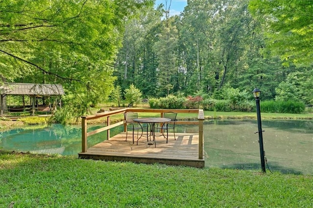3122 Harmony Rd, Temple, GA 30179 - view of home's community featuring a water view and a lawn