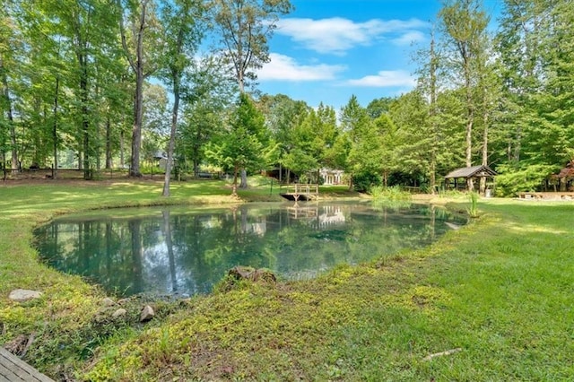 3122 Harmony Rd, Temple, GA 30179 - water view featuring a gazebo