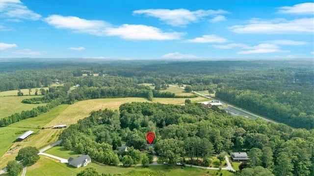 3122 Harmony Rd, Temple, GA 30179 - aerial view of sparsely populated area featuring a heavily wooded area