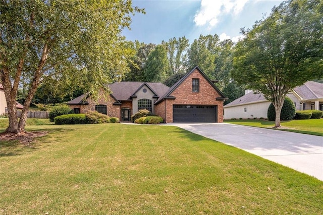 305 Mogie Ln, Acworth, GA 30102 - view of front of home featuring a garage and a front lawn