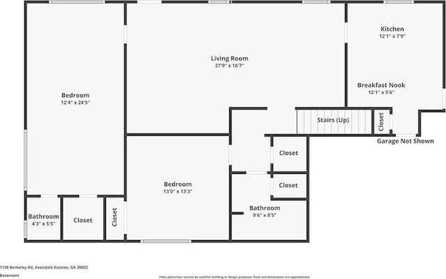 1138 Berkeley Rd, Avondale Estates, GA 30002 - room layout