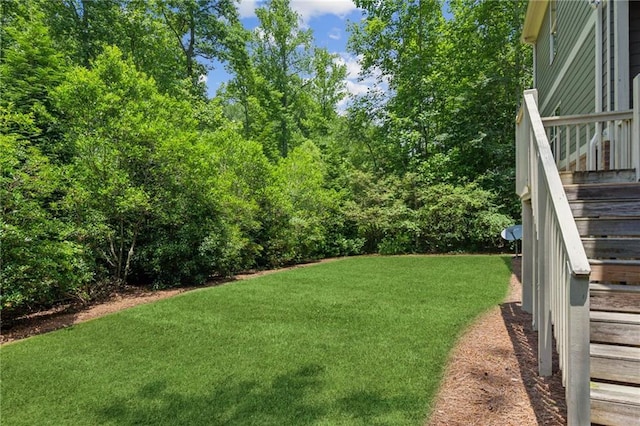 328 Shade Tree Cir, Woodstock, GA 30188 - view of green lawn featuring stairs