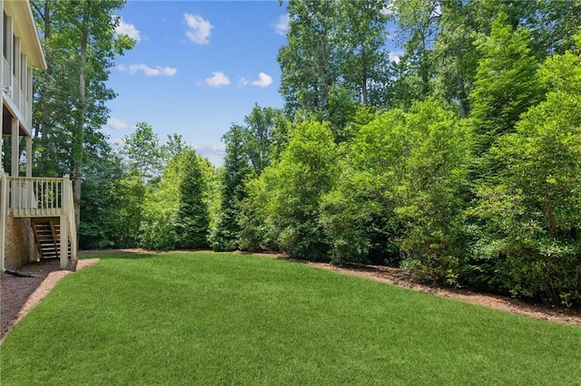 328 Shade Tree Cir, Woodstock, GA 30188 - view of green lawn featuring stairs