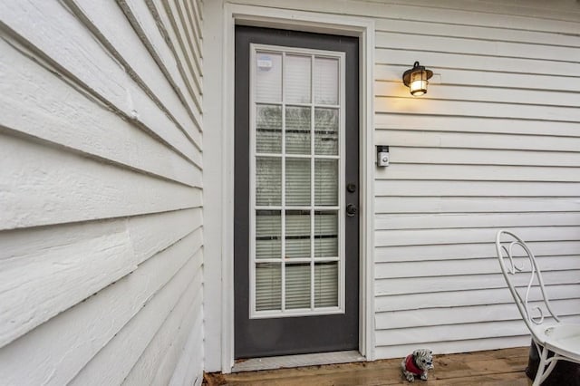 view of entrance to property