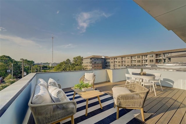 816 Berne St Unit 6, Atlanta, GA 30316 - balcony featuring an outdoor living space