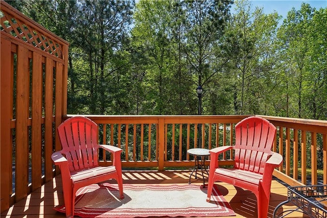 7275 Highland Blf Unit 8, Atlanta, GA 30328 - view of wooden deck