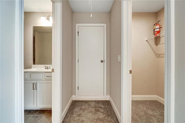 1858 Belmore St SE, Smyrna, GA 30080 - hallway with light carpet