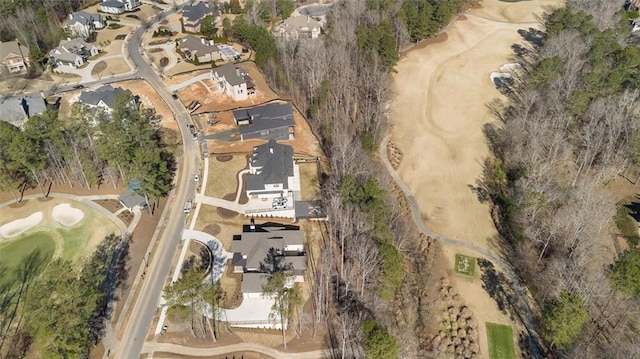 drone / aerial view featuring a residential view