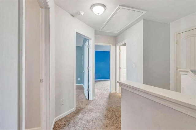 529 Dasheill Ln, Atlanta, GA 30349 - hall with attic access and light carpet