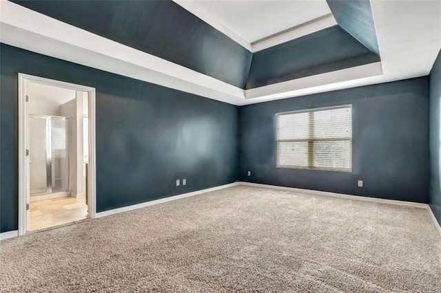 529 Dasheill Ln, Atlanta, GA 30349 - carpeted spare room featuring baseboards and a raised ceiling