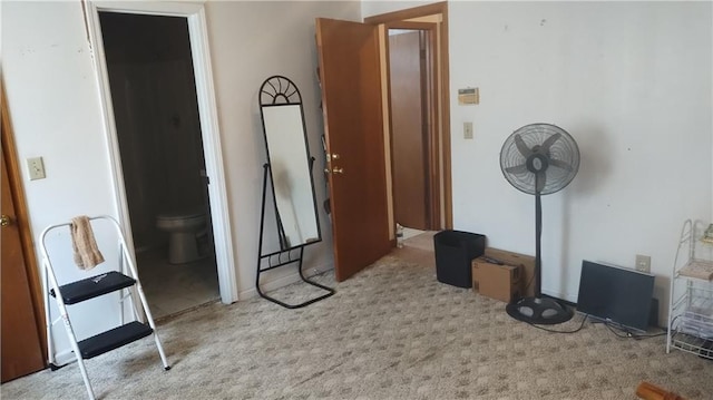 bedroom featuring carpet floors