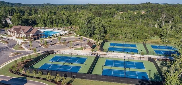 2665 Crowbrook Way, Cumming, GA 30040 - drone / aerial view of a heavily wooded area