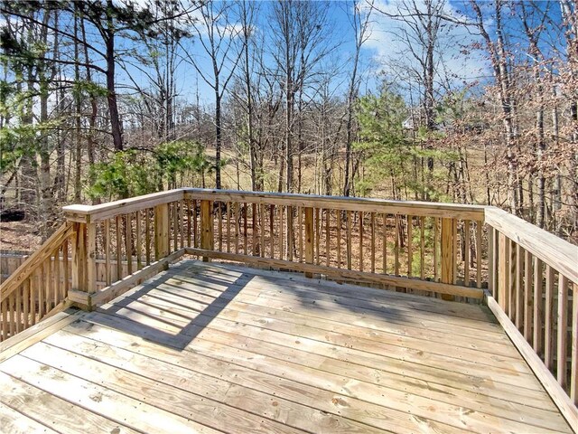 view of deck