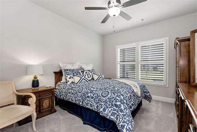 1311 Calgary Lk, Winder, GA 30680 - bedroom with carpet flooring and a ceiling fan