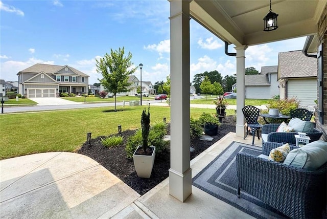 1311 Calgary Lk, Winder, GA 30680 - view of patio / terrace with a residential view