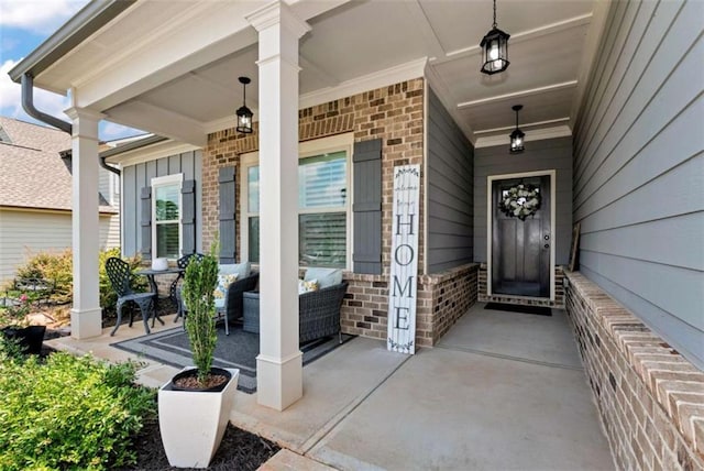 1311 Calgary Lk, Winder, GA 30680 - entrance to property featuring covered porch and brick siding
