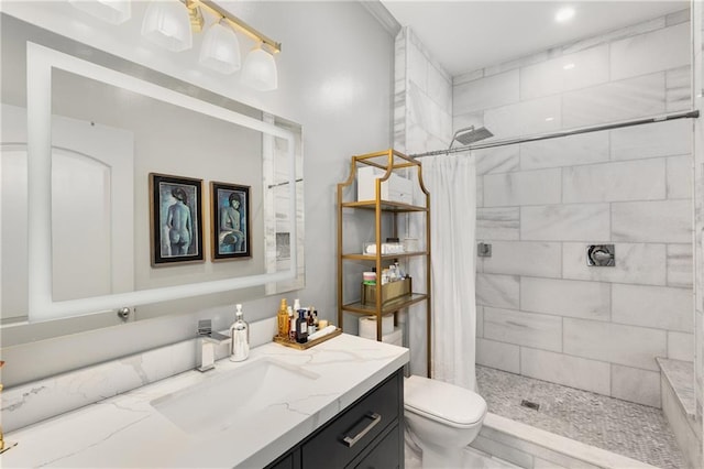 1055 Piedmont Ave NE Unit 106, Atlanta, GA 30309 - full bathroom with vanity and tiled shower