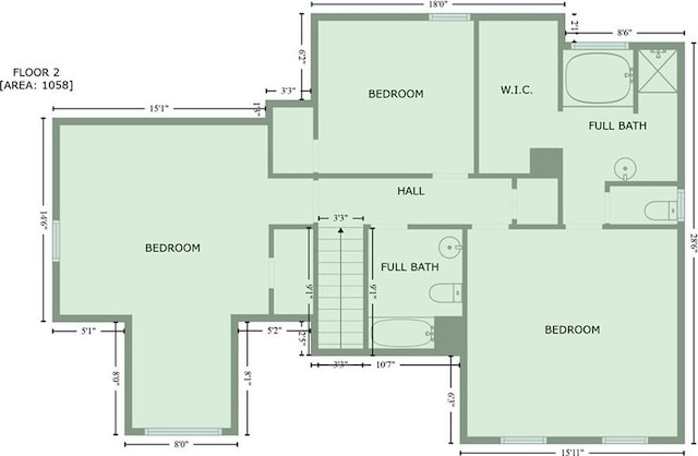 4024 Waldrop Hills Dr, Decatur, GA 30034 - floor plan